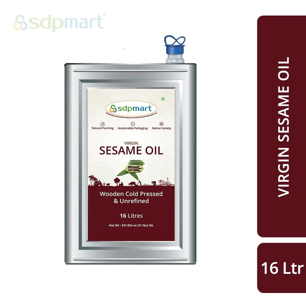 SDPMart Premium Virgin Sesame Oil - 16 Litre