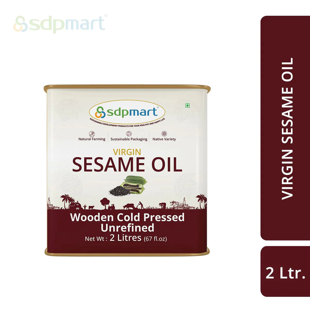 SDPMart Premium Virgin Sesame Oil - 2 Litre
