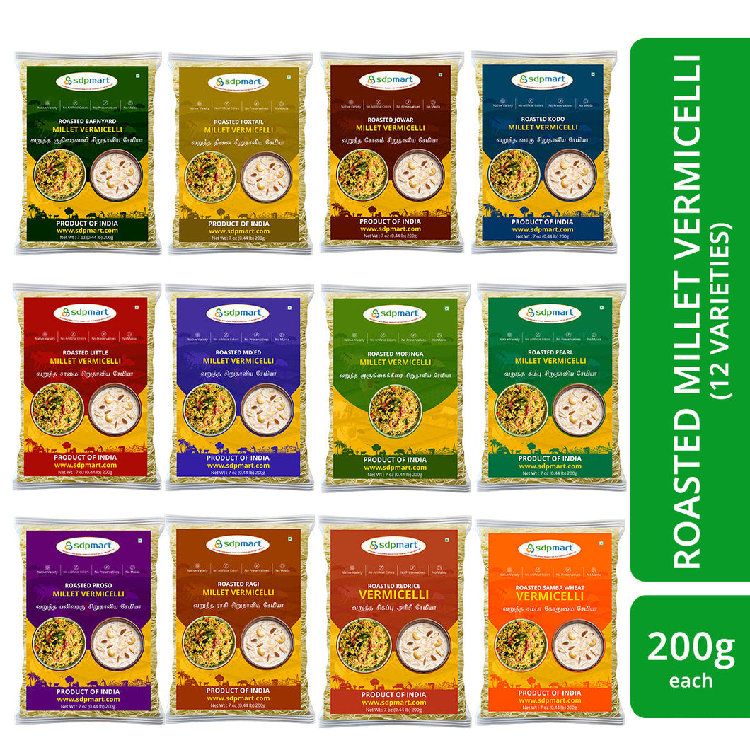 Millet Vermicelli Combo - 12 Packets