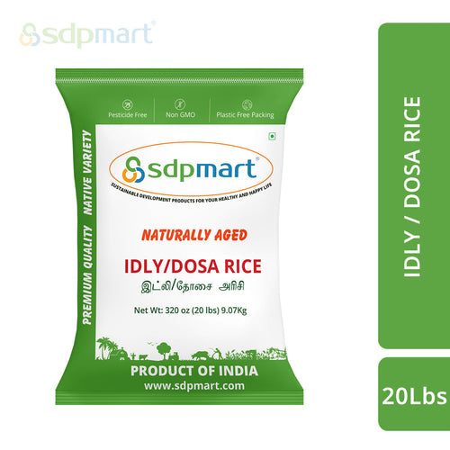 SDPMart Premium Idly Rice - 20 lbs - SDPMart