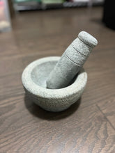 Load image into Gallery viewer, Indian Stone Mortar &amp; Pestle (Idikal) - 7 inch
